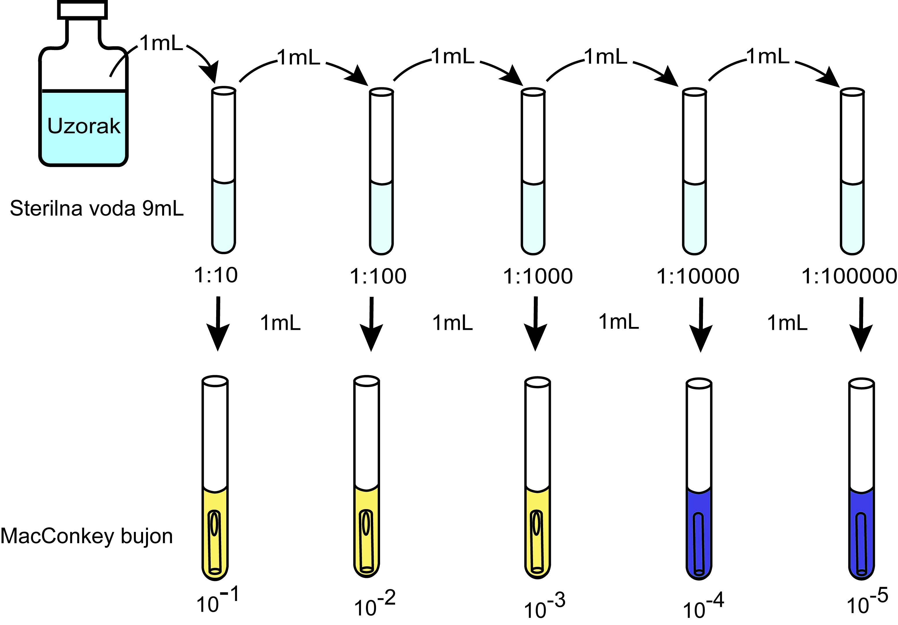 Izvedba prethodnog testa